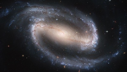 Eine Balken-Galaxie